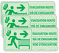 First Responder Evacuation Route Signs (3-Pack)