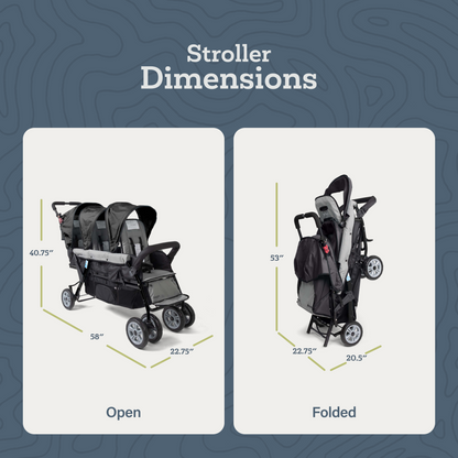 Compass Trio Triple Stroller