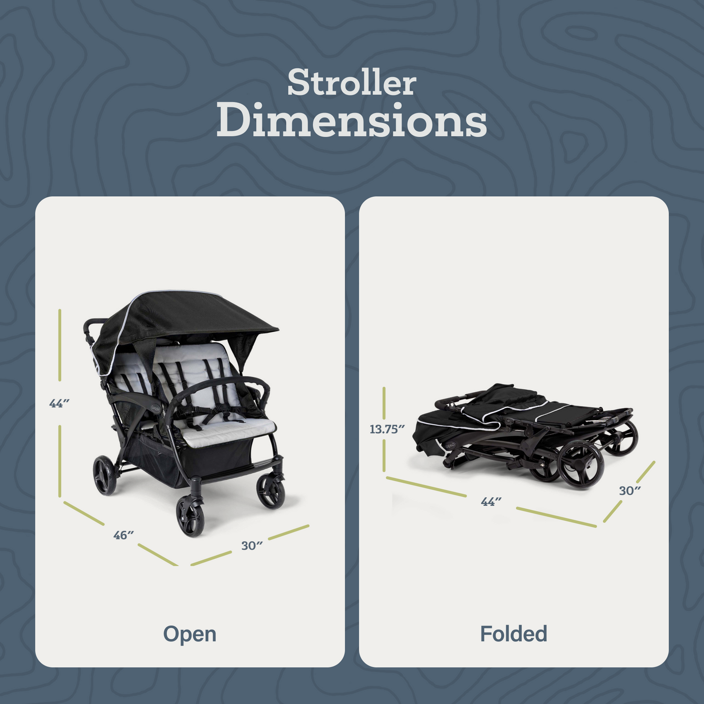 Odyssey 4 Seat Quad Stroller