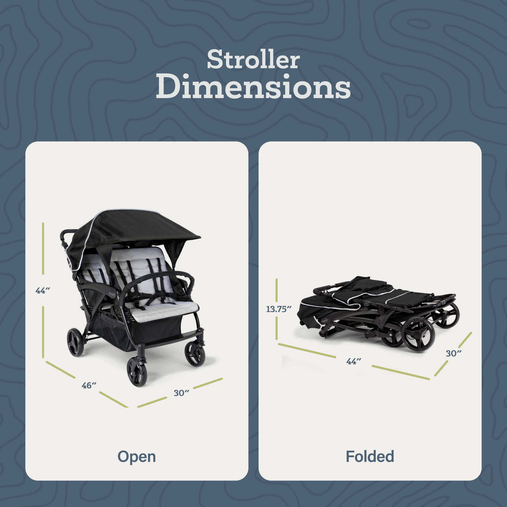 Odyssey 4 Seat Quad Stroller