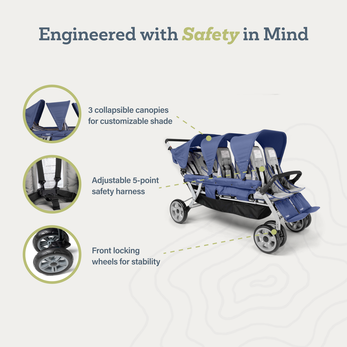 Jamboree 6 Seat Stroller