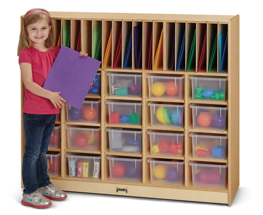 Jonti-Craft Classroom Organizer - with Clear Cubbie-Trays