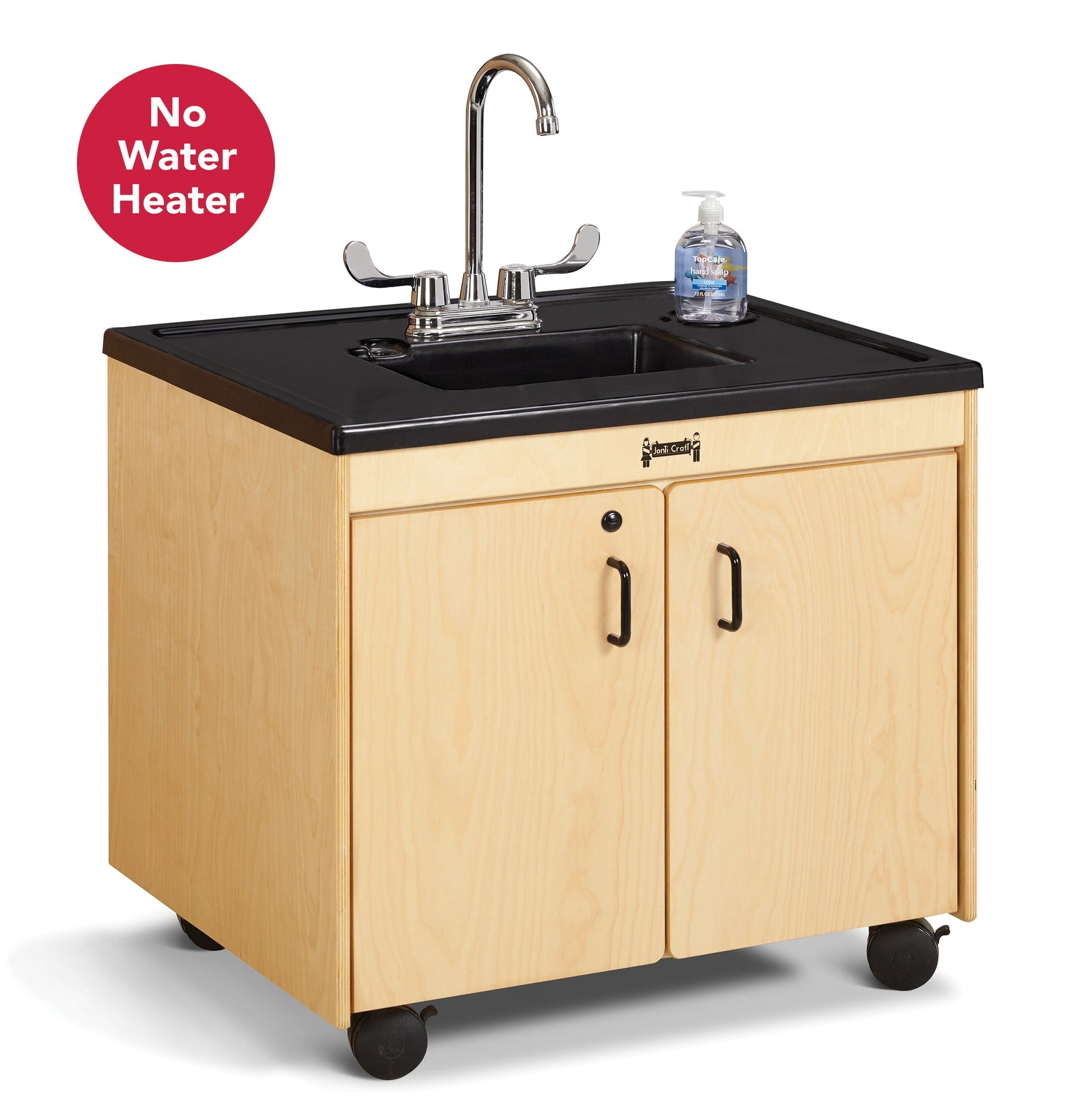 Jonti-Craft Clean Hands Helper without Heater - 26 Counter - Plastic Sink