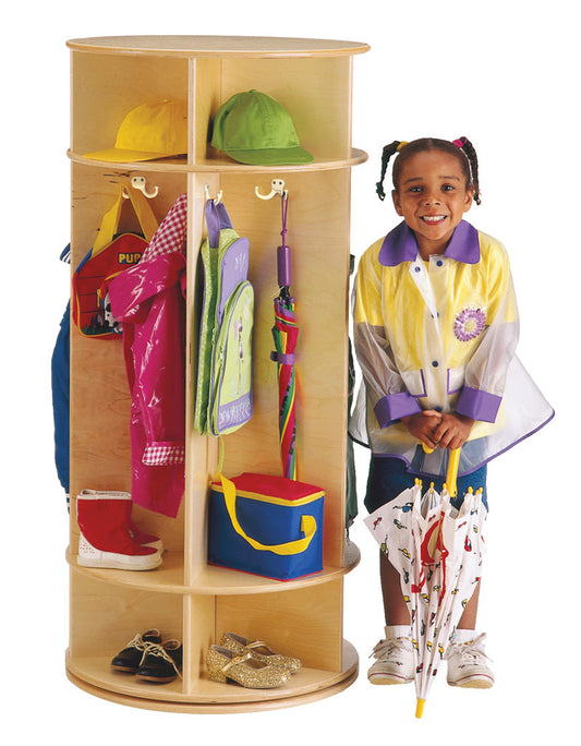 Jonti-Craft Revolving 5 Section Coat Locker