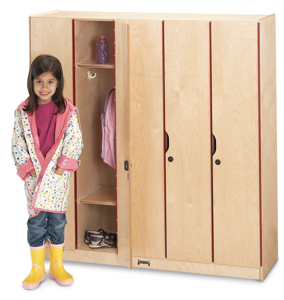 Jonti-Craft 5 Section Lockers with Doors