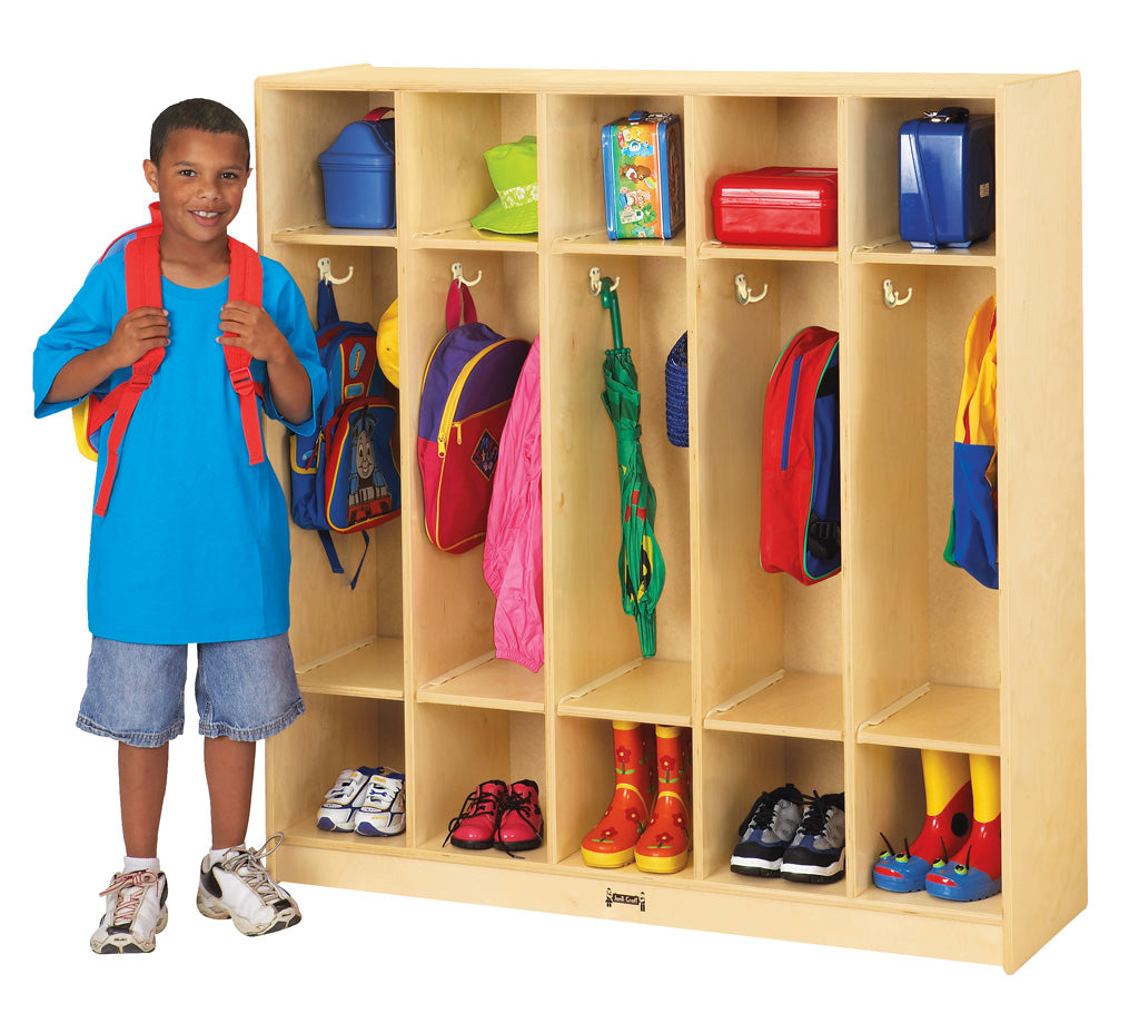 Jonti-Craft 5 Section Coat Locker - ThriftyKYDZ