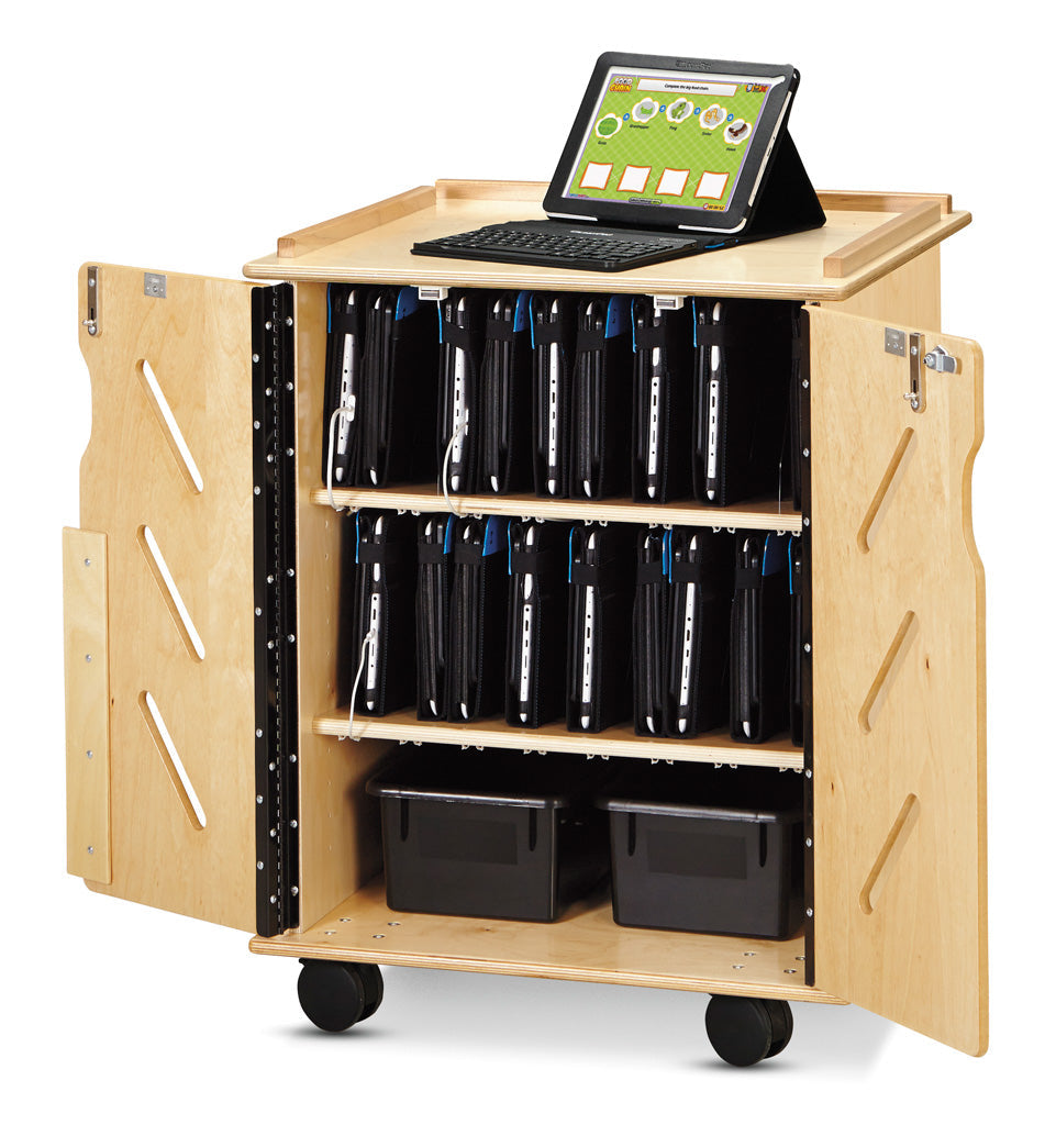 Jonti-Craft Laptop and Tablet Storage Cart