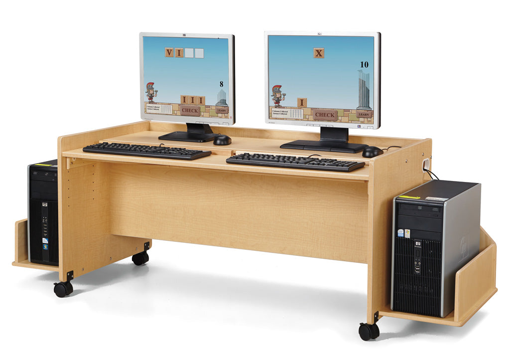 MapleWave Enterprise Double Computer Desk