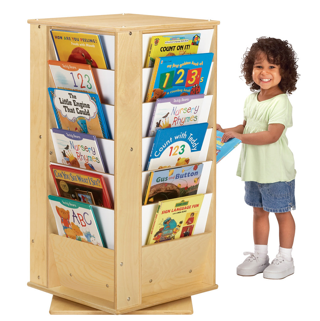 Jonti-Craft Revolving Small Literacy Tower