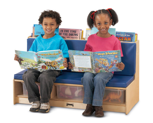 Jonti-Craft Literacy Couch - Blue