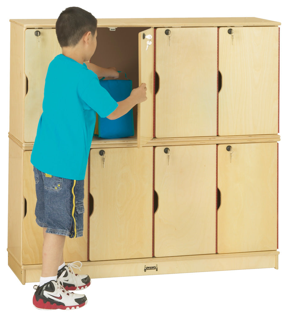 Jonti-Craft¨ Stacking Lockable Lockers -  Single Stack - ThriftyKYDZ¨