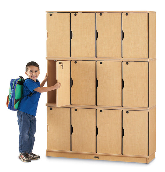 MapleWave Stacking Lockable Lockers -  Triple Stack