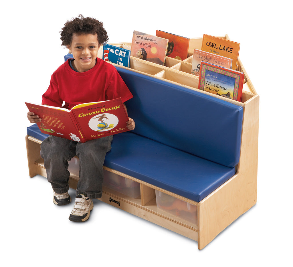 Jonti-Craft Corner Literacy Nook - Blue