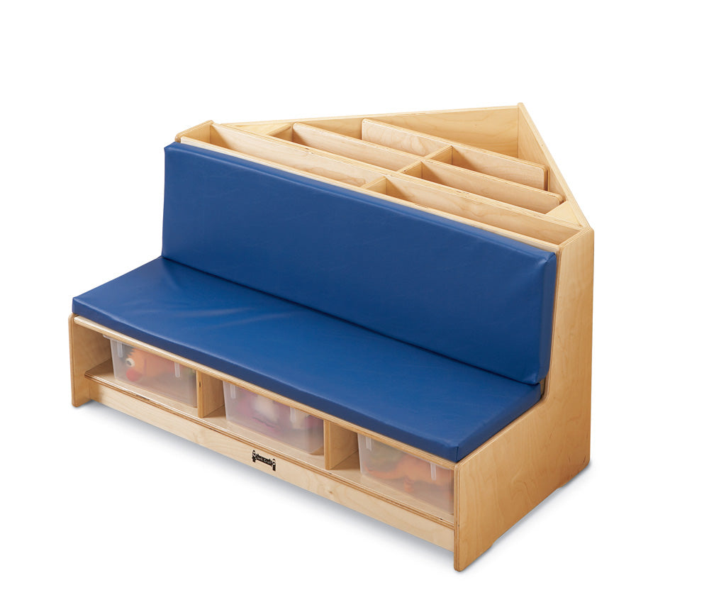 Jonti-Craft Corner Literacy Nook - Blue