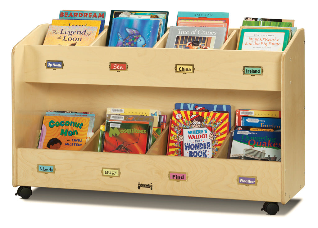 Jonti-Craft Mobile 8-Section Book Organizer