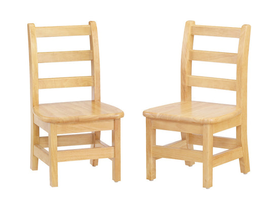 Jonti-Craft KYDZ Ladderback Chair Pair - 14 Height