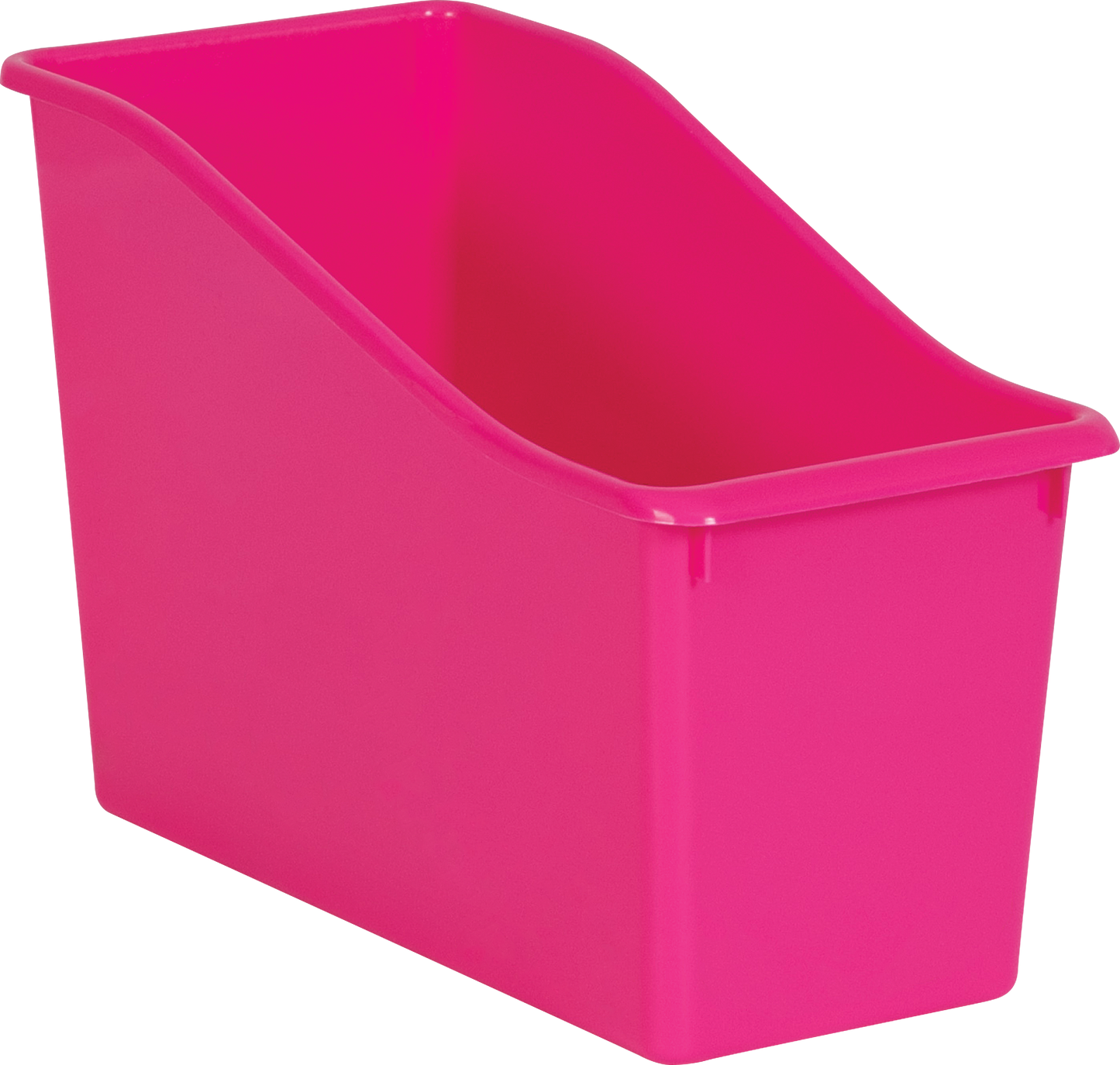 Pink Plastic Book Bin