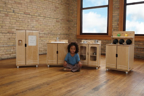 TrueModern Play Kitchen Fridge