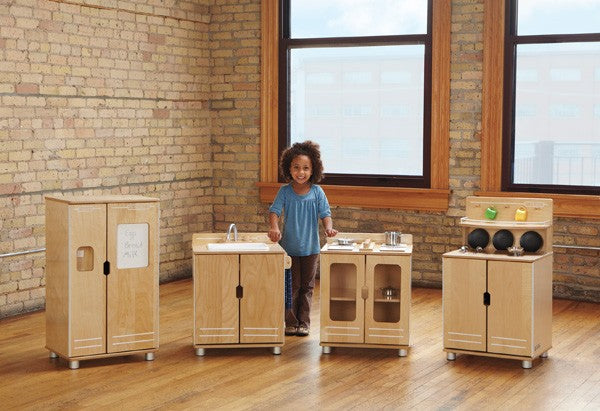 TrueModern Play Kitchen Fridge