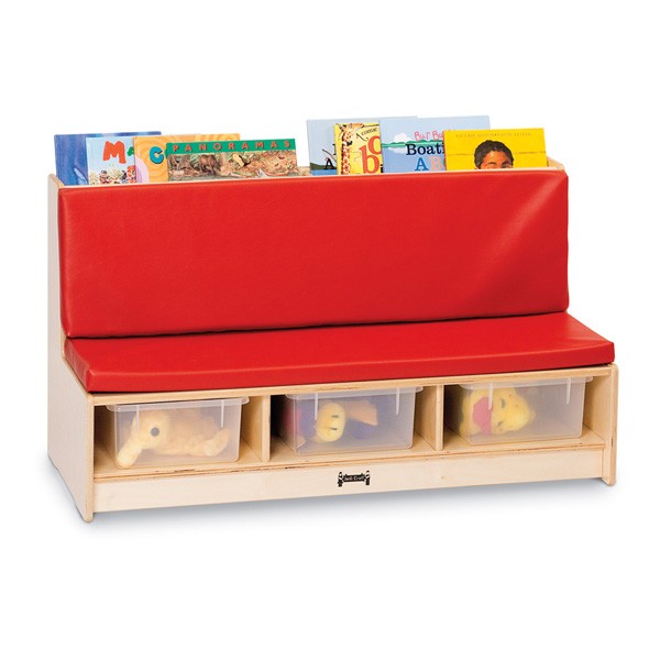 Jonti-Craft Literacy Couch - Red