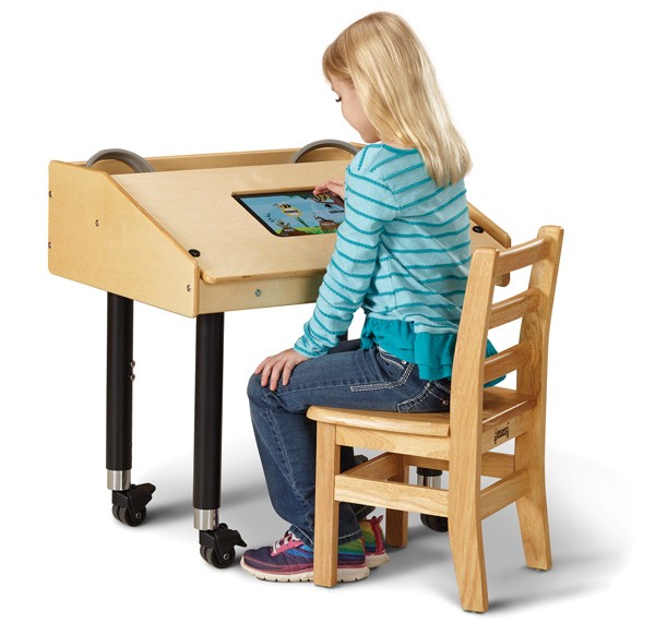 Jonti-Craft Single Tablet Table - Stationary