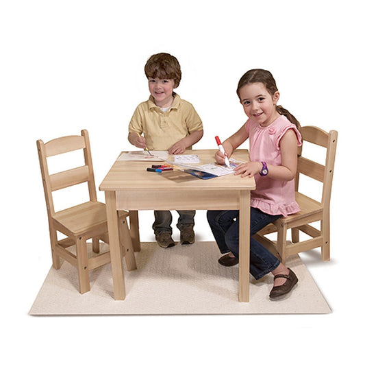 Wooden Table & Chair Set