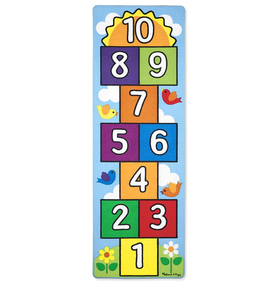 Hop & Count Hopscotch Rug