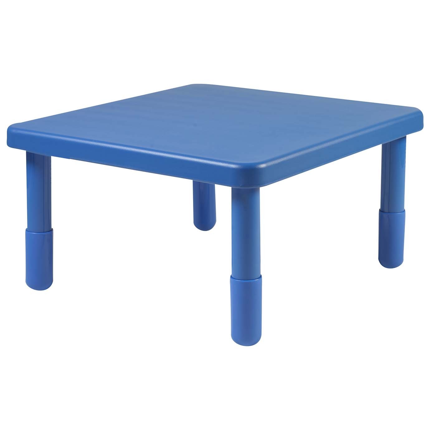 Value Table, 28" Square, 16" inch leg (Royal Blue)