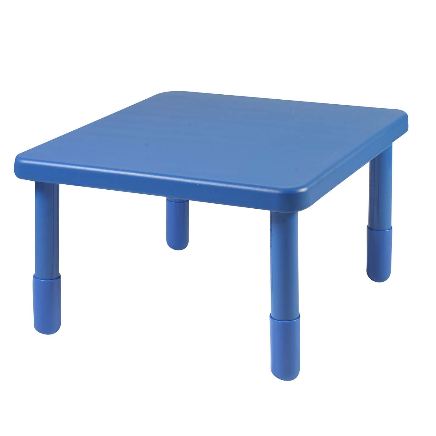 Value Table, 28" Square, 18" inch leg (Royal Blue)