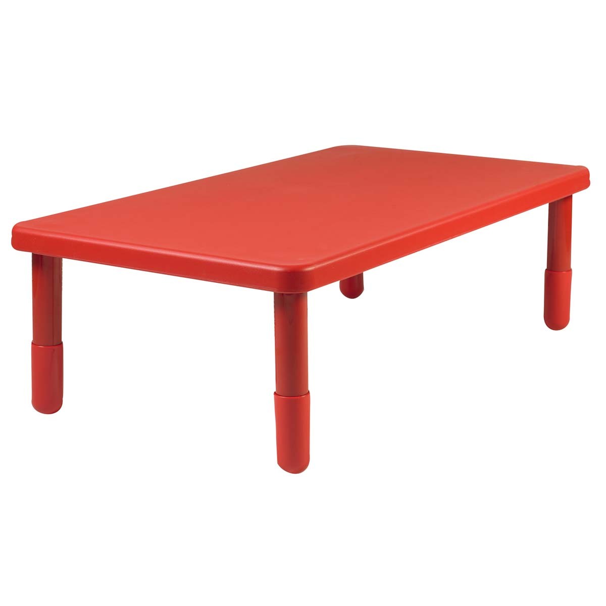 Value Table, 48" x 28" Rectangle, 16" inch leg (Candy Apple Red)