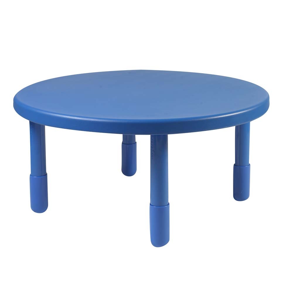 Value Table, 36" Round, (Royal Blue) 18" legs