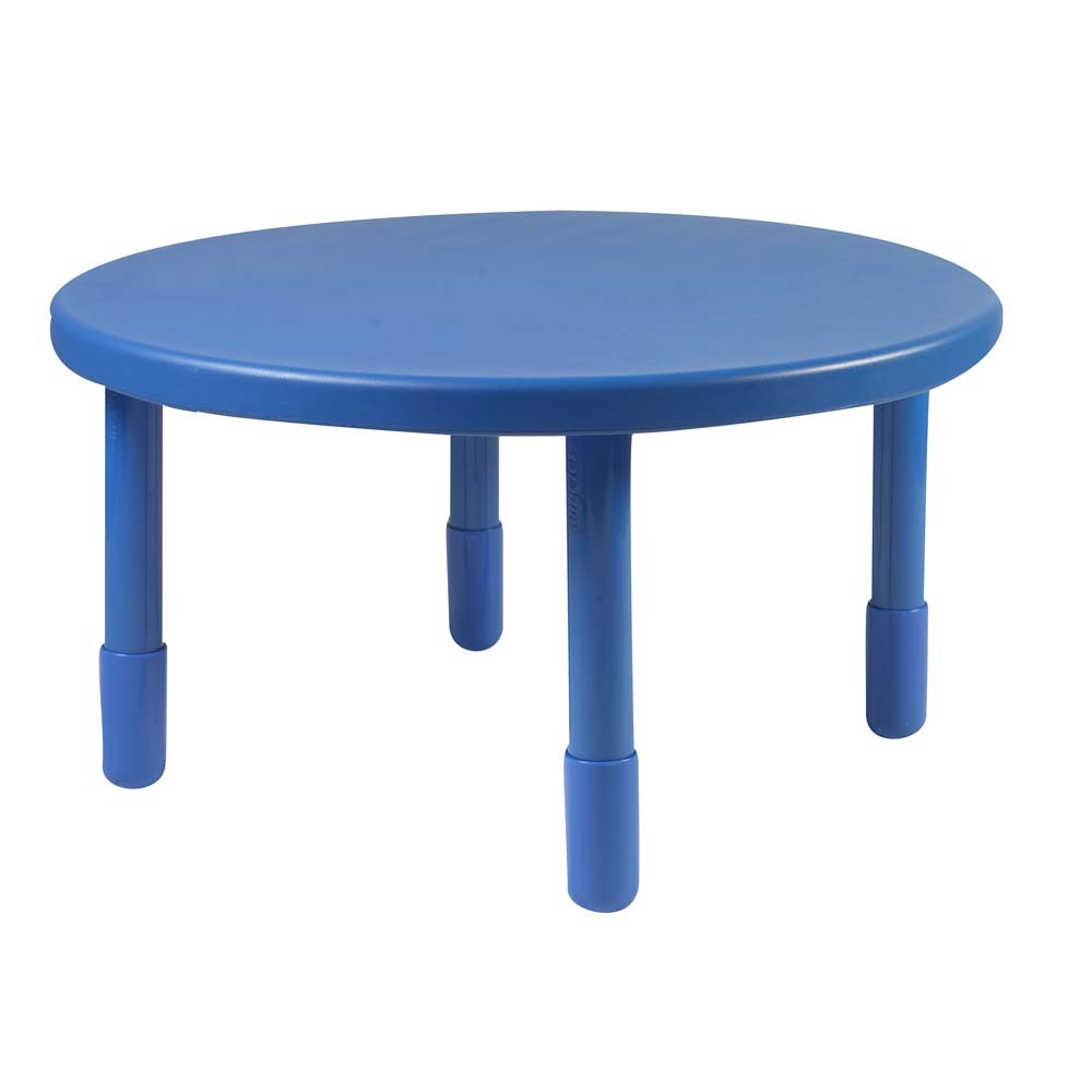 Value Table, 36" Round, (Royal Blue) 20" legs