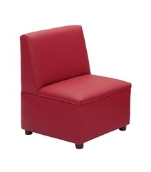 "Just Like Home" Furniture, Modern Casual (Chair) (Deep Red)