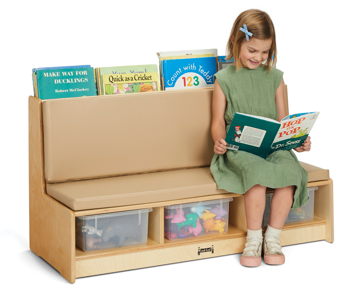 Jonti-Craft Literacy Couch - Wheat