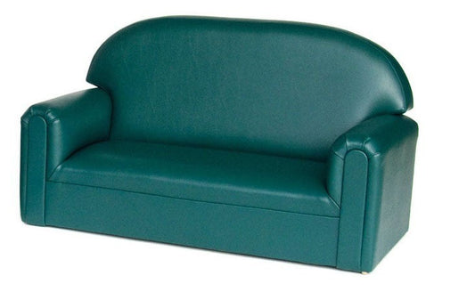 “Just Like Home” Premium Vinyl Sofa (Teal)