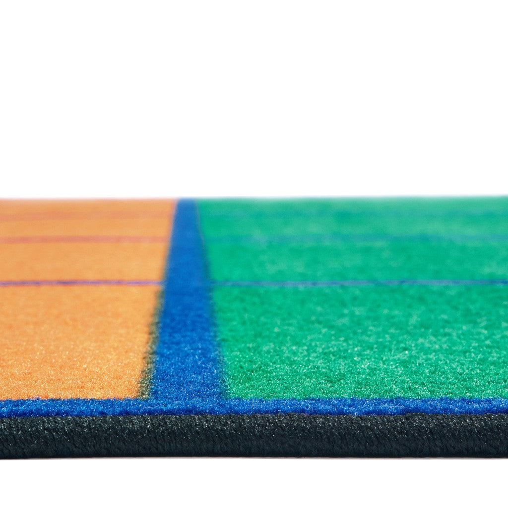 Factory Seconds Colorful Rows Seating Rug 25.5" x 19"