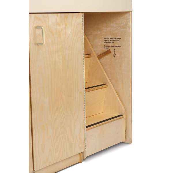 Jonti-Craft Diaper Changer with Stairs - Right
