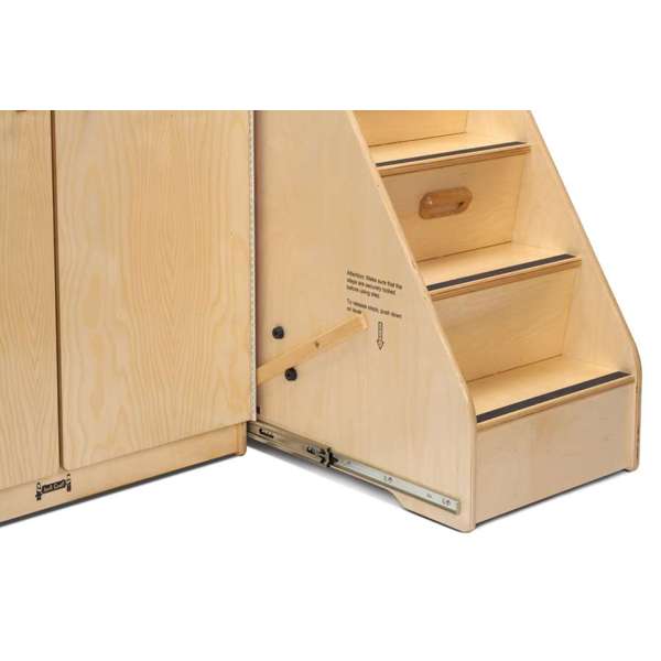 Jonti-Craft Diaper Changer with Stairs - Right