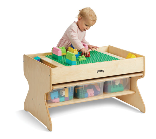 Jonti-Craft Deluxe Building Table  - Preschool Brick Compatible