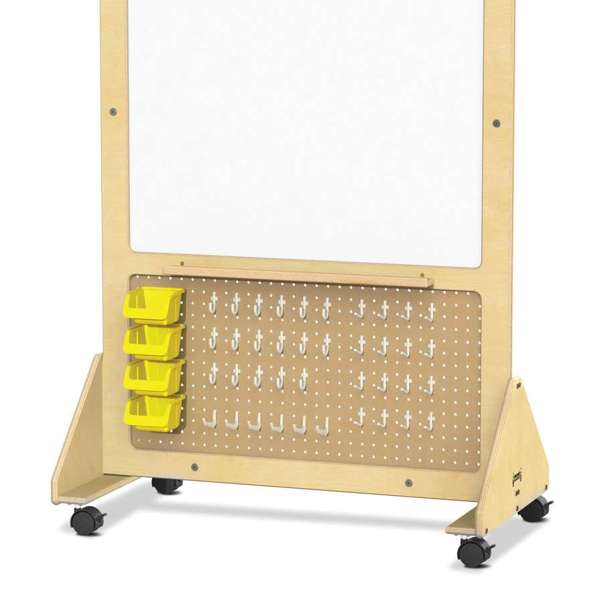 Jonti-Craft Pegboard Hooks & Bins - 43 Piece Set