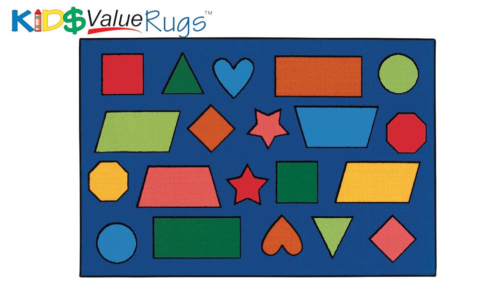 Color Shapes Value Rug (3' x 4'6")