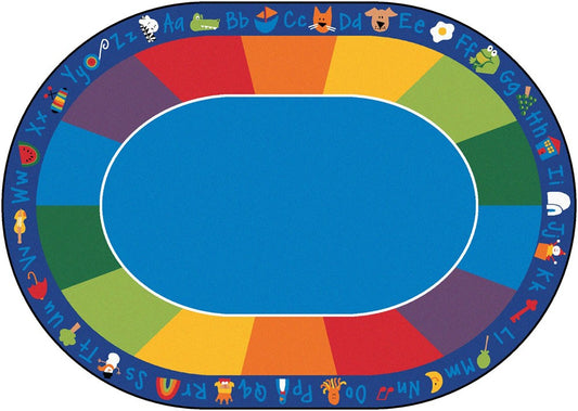 Fun With Phonics Rug (8'3" x 11'8" Oval)