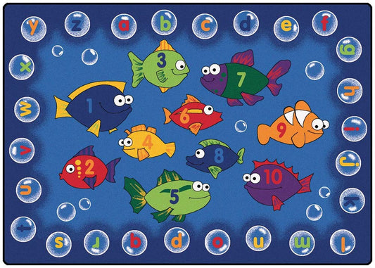 Fishing for Literacy Rug (5'5" x 7'8" Rectangle)