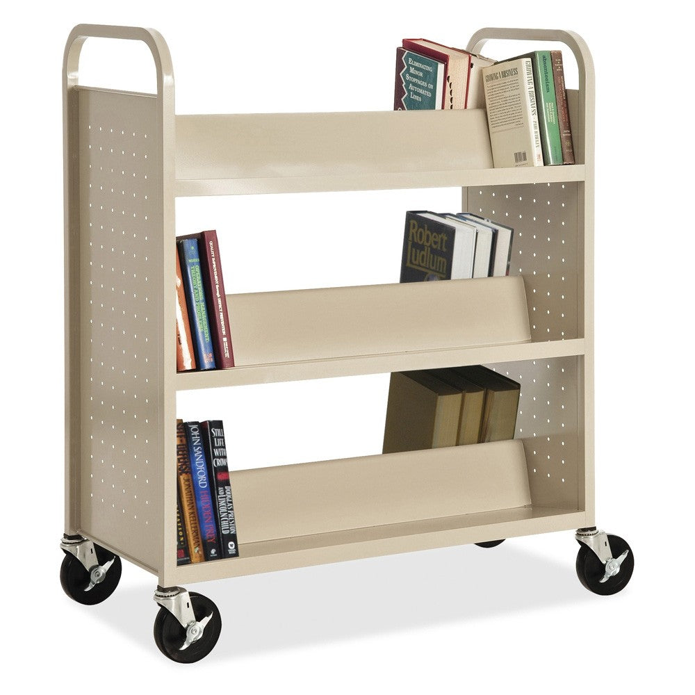 Double-Sided Book Cart