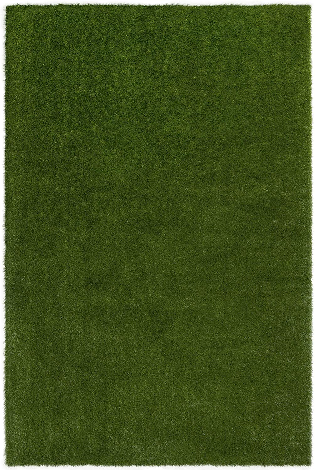 GreenSpace Rectangle Premium Grass Textured Area Rug