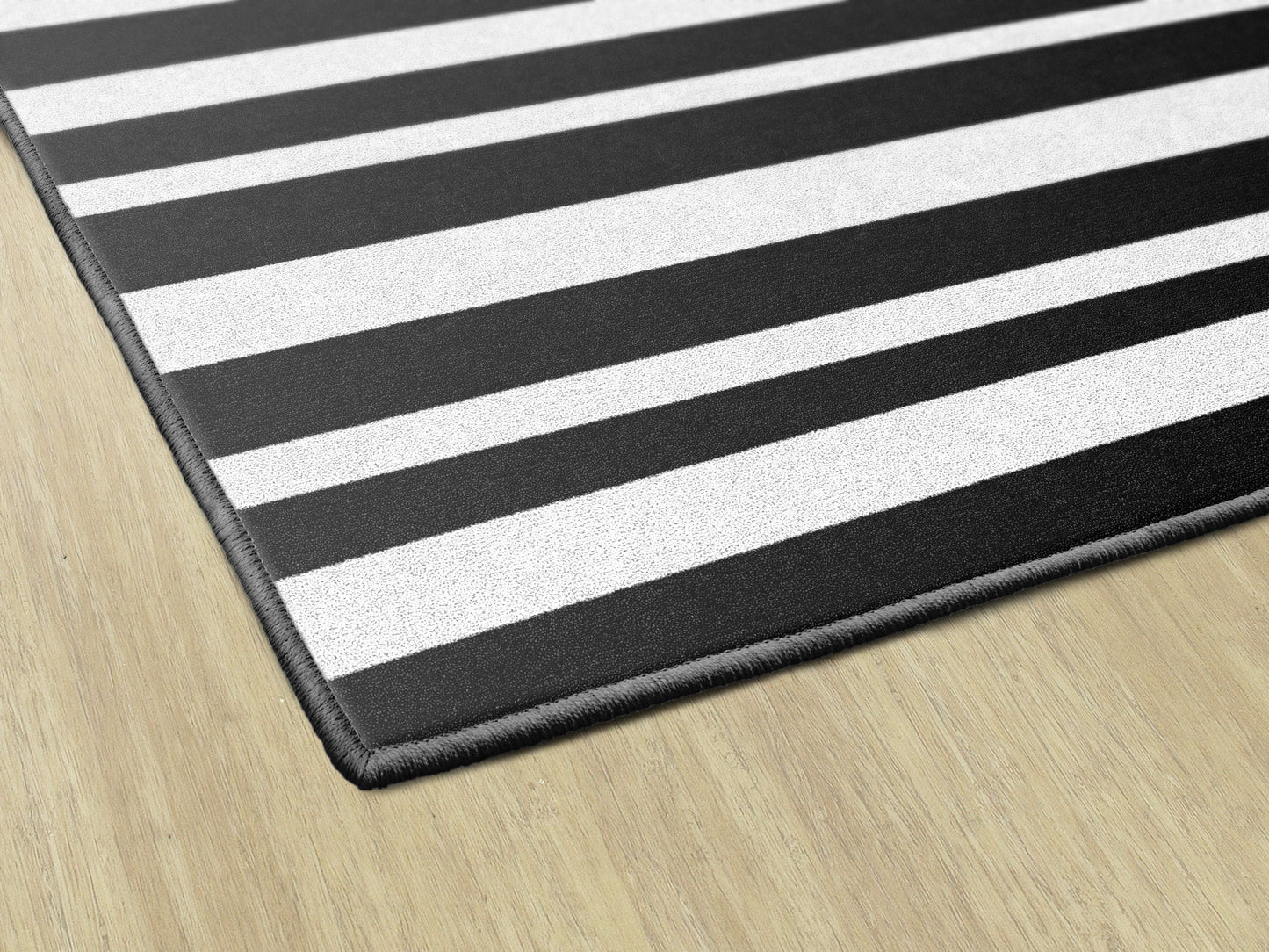 Simply Safari Black and White Zebra Rug By Schoolgirl Style