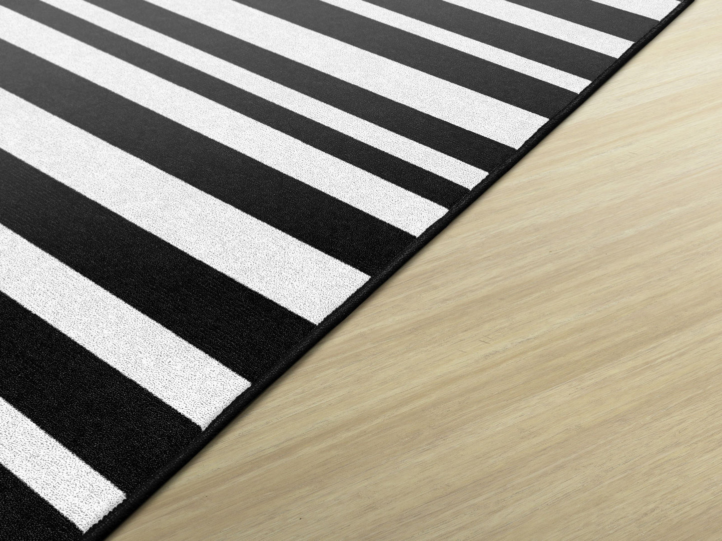 Simply Safari Black and White Zebra Rug By Schoolgirl Style