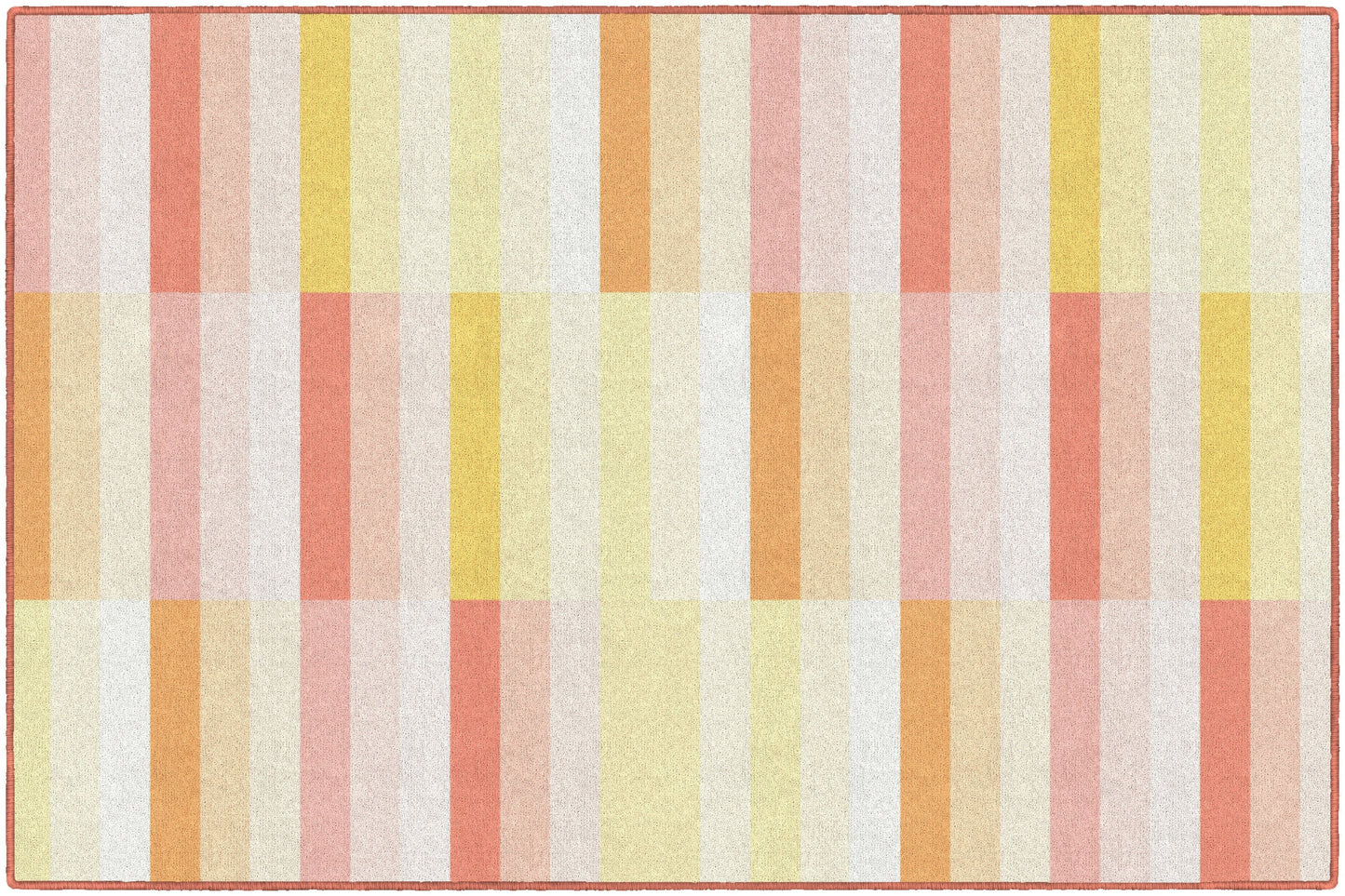 Simply Safari Sunset Contemporary Stripes Rug By Schoolgirl Style