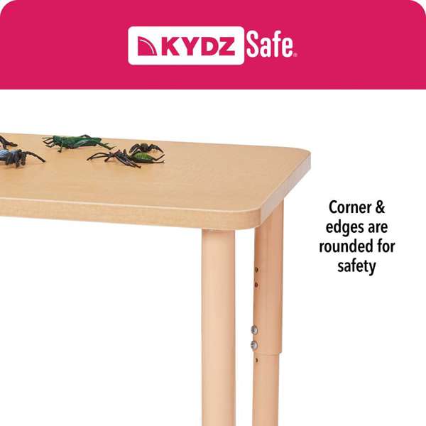 Berries¨ Rectangle Activity Table - 24" X 48", E-height - Maple/Maple/Camel