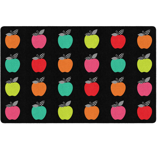 Black White & Stylish Brights Apple Sit Spots